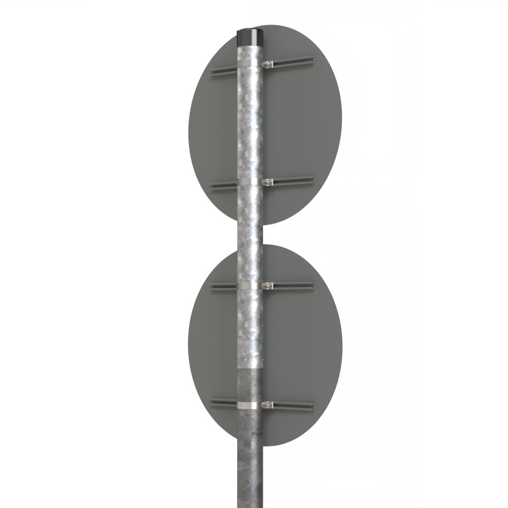 76mm Galvanised Sign Post Extension - 1 metre