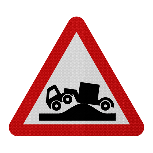 Grounding Risk Ahead Traffic Sign | Diagram 782 | RA2 | Post Mountable
