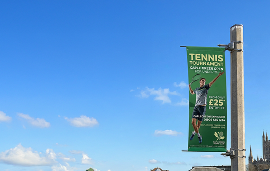 spring banner bracket