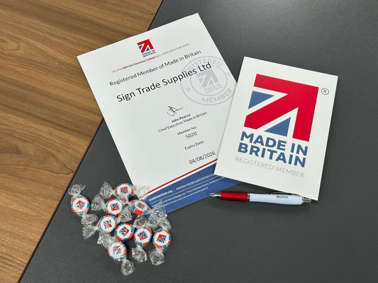 Made in britain - Sign Trade Supplies