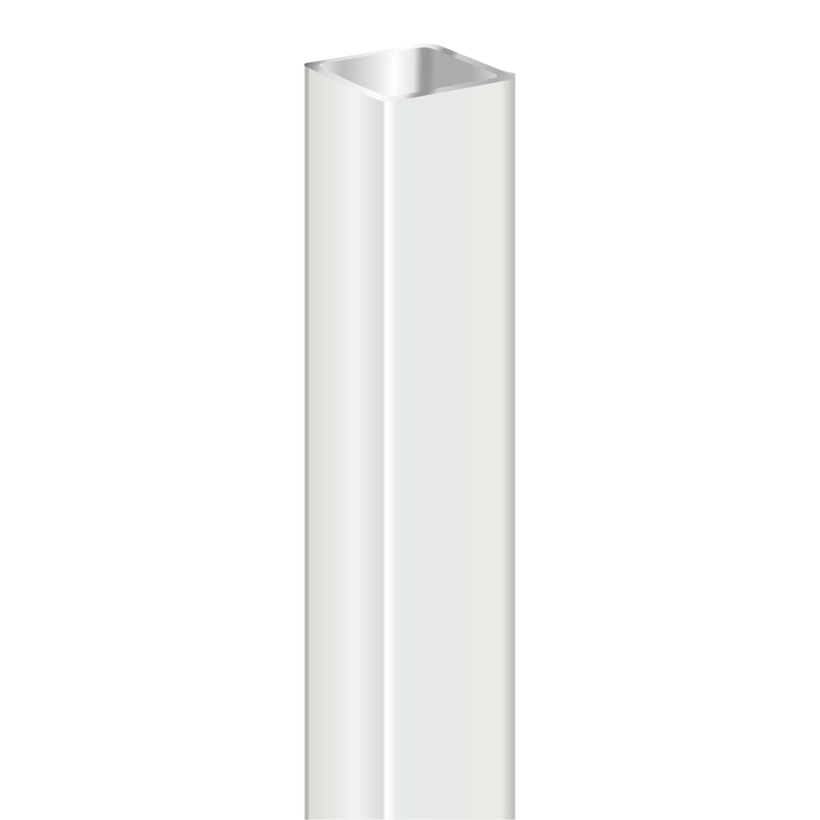 100mm x 100mm Square Aluminium Post (Box Section)