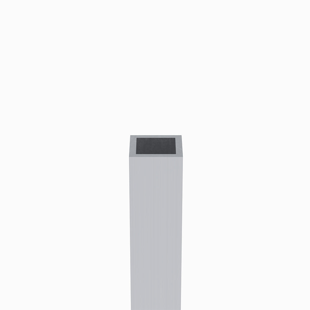 25mm x 25mm Aluminium Square Box Tube - Mill Finish