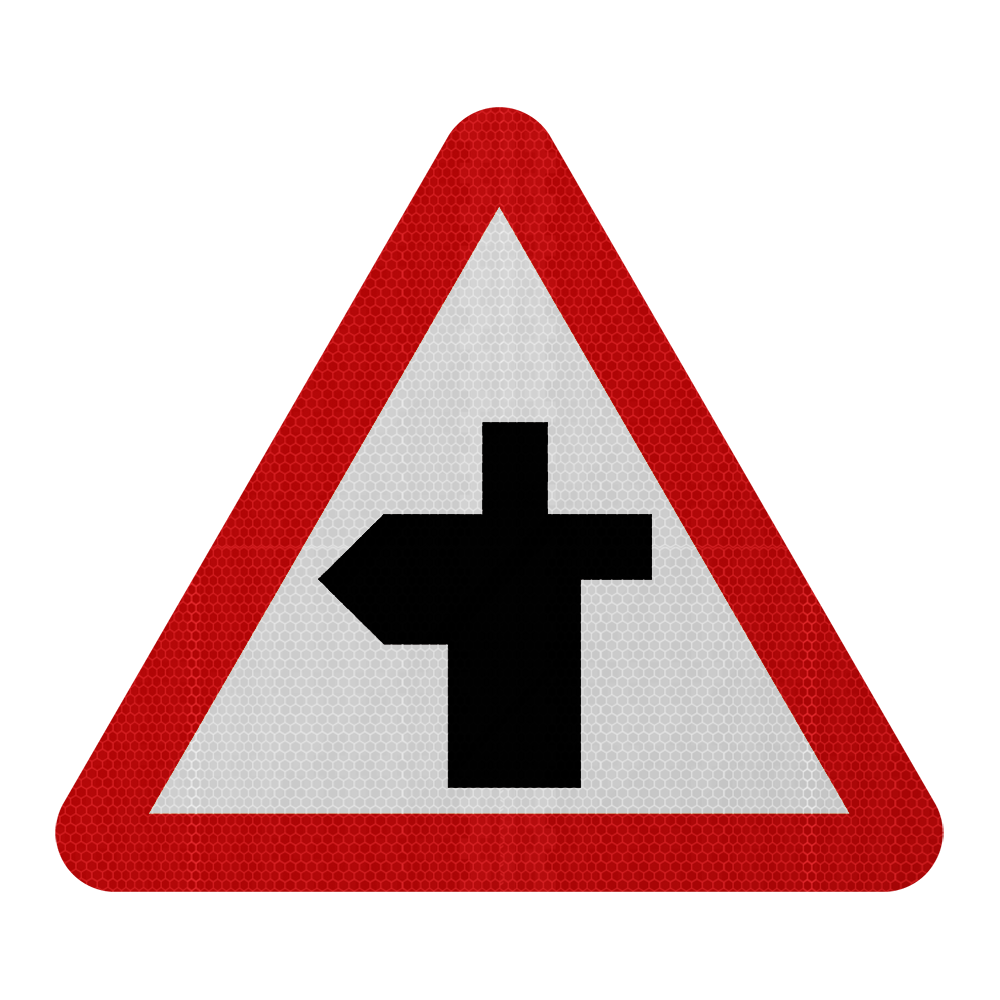 Route 504 Sign Cross Road Ahead Sign | Diagram 504.1 | RA2 | Post Mountable – Sign ...