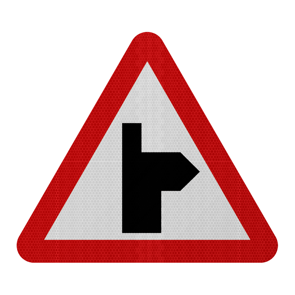 Side Road Ahead Sign | Diagram 506.1 | RA2 | Post Mountable – Sign ...