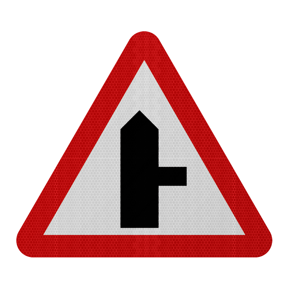 Side Road Ahead Sign | Diagram 506.1 | RA2 | Post Mountable – Sign ...