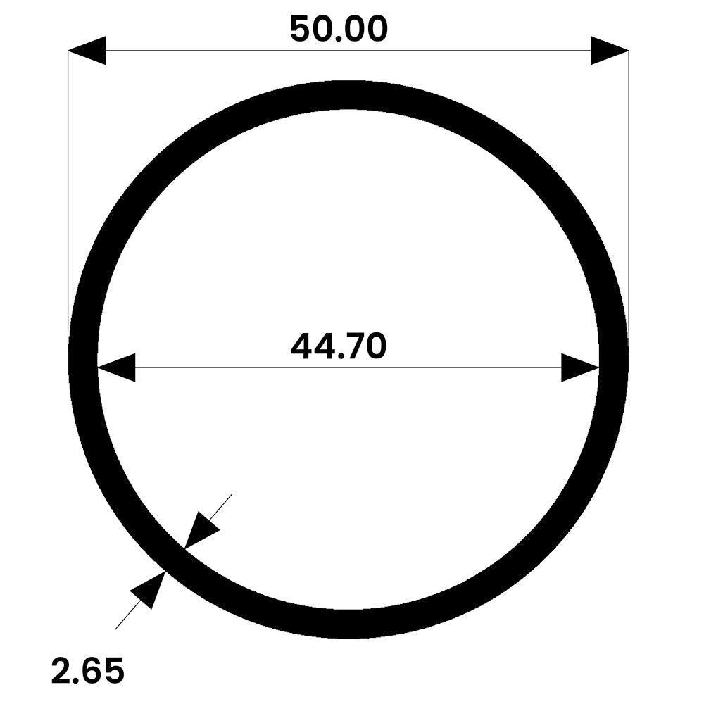 50mm Diameter Aluminium Sign Posts