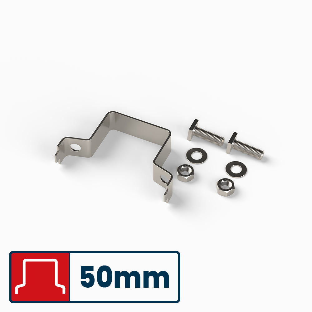 50mm - 2" Square Post Clips