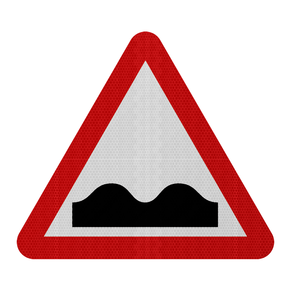 Uneven Road Ahead Road Sign | Diagram 556 | RA2 | Post Mountable ...