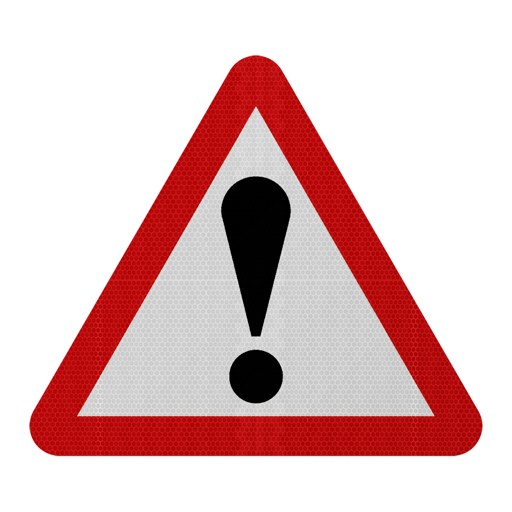 Danger Ahead Traffic Sign | Diagram 562 | RA2 | Post Mountable – Sign ...
