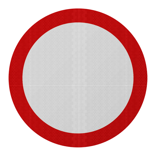 All Vehicles Prohibited Road Sign | Diagram 617 | RA2 | Post Mountable