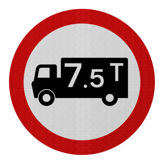 7.5T Weight Restriction in Place Traffic Sign | Diagram 622.1A | RA2 | Post Mountable