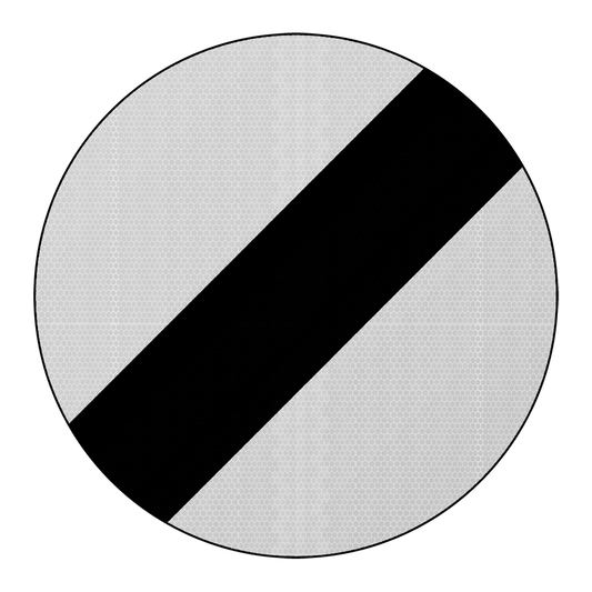National Speed Limit Road Sign | Diagram 671 | RA2 | Post Mountable