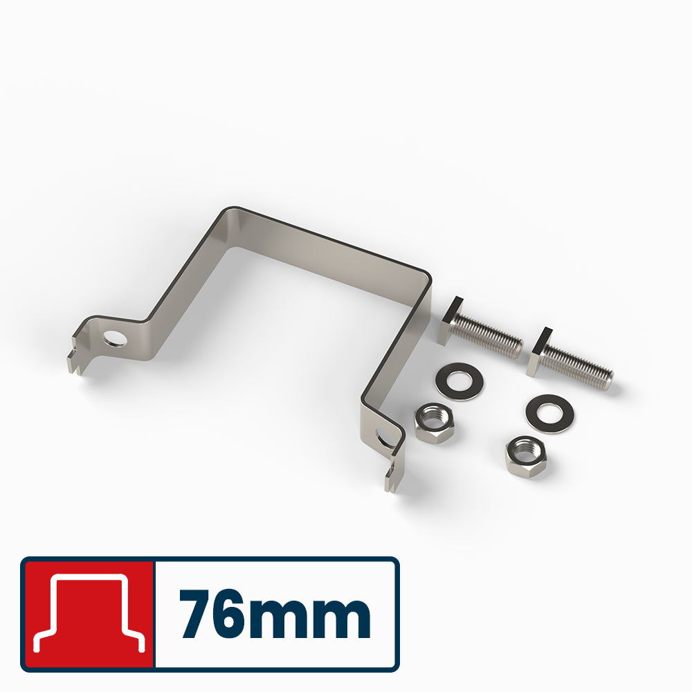 76mm - 3" Square Post Clips