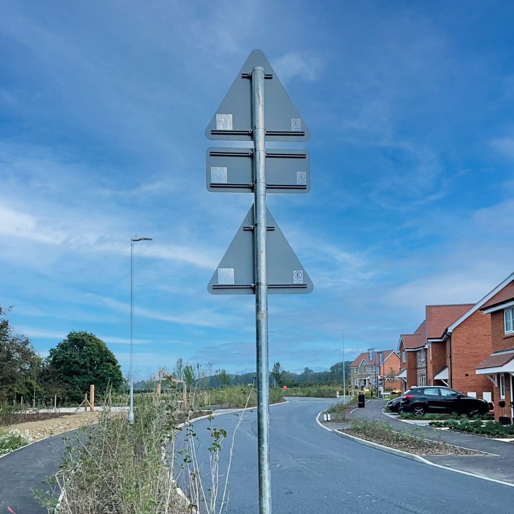 76mm Galvanised Steel Sign Post | Road Sign Post | 76mm CHS – Sign ...