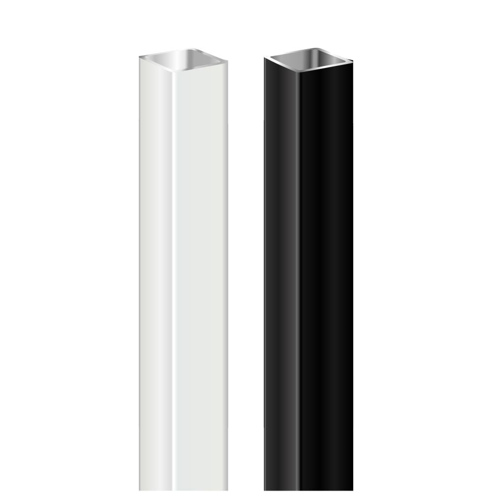 76 x 76mm Square Aluminium Sign Posts | 76mm Aluminium Box Section ...