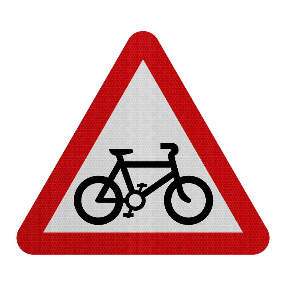 Cycle Route / Race Ahead Traffic Sign | Diagram 950 | RA2 | Post Mount ...