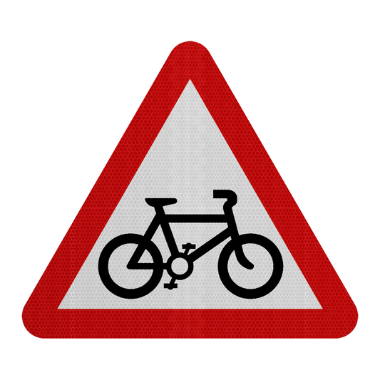 Cycle Route / Race Ahead Traffic Sign | Diagram 950 | RA2 | Post Mountable