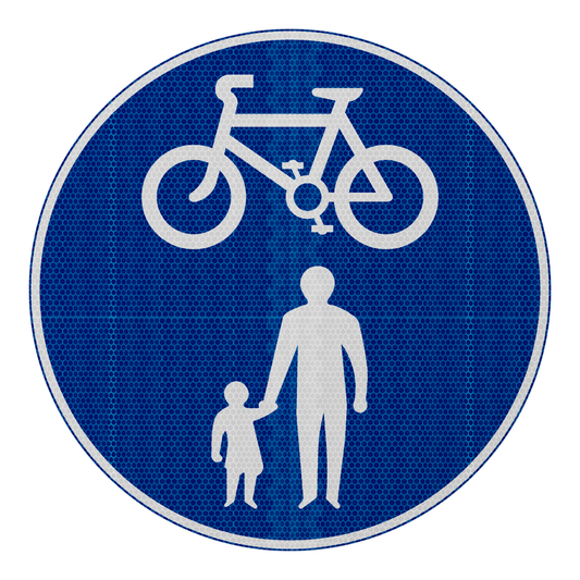 Cycle & Pedestrian Route Sign | Diagram 956 | RA2 | Post Mountable