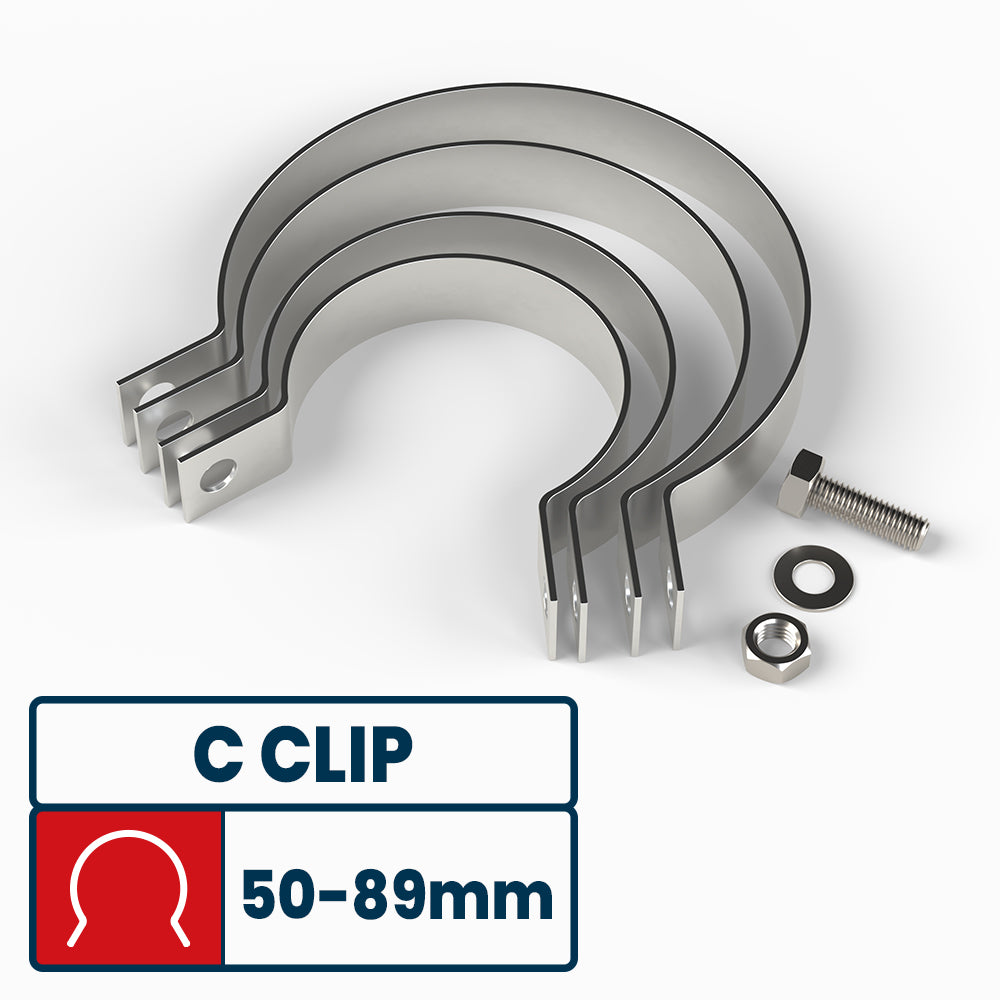 Sign Post C Clip (Long Legged Clamp)