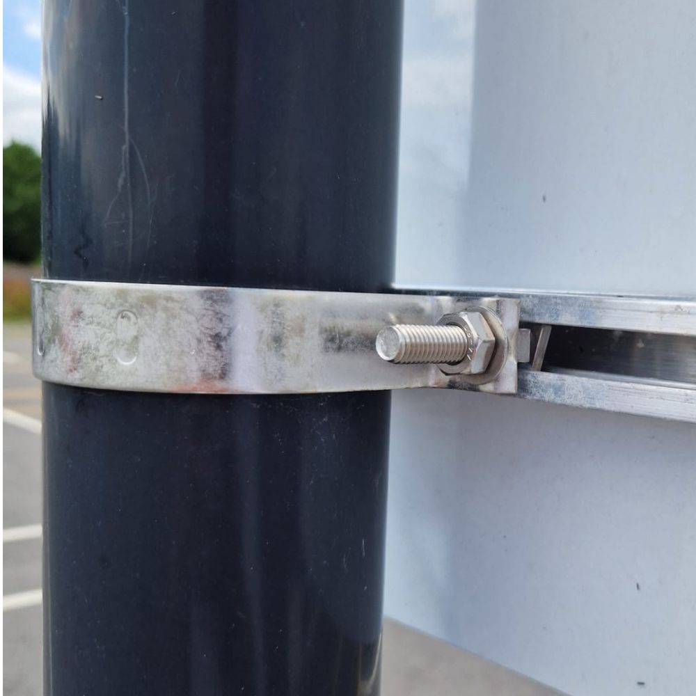 Metal Post Clips 76mm Sign Post Clips | ARC 76 Post fixings | Sign Trade Supplies – Sign ...