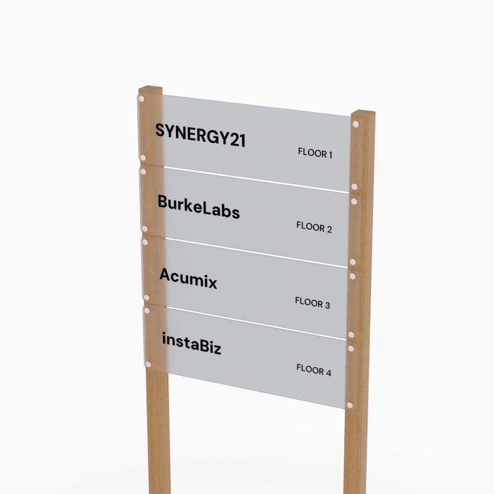 Range Wood Signposts Decro Wood Effect Posts | Wood Grain Sign Posts – Sign Trade Supplies Ltd