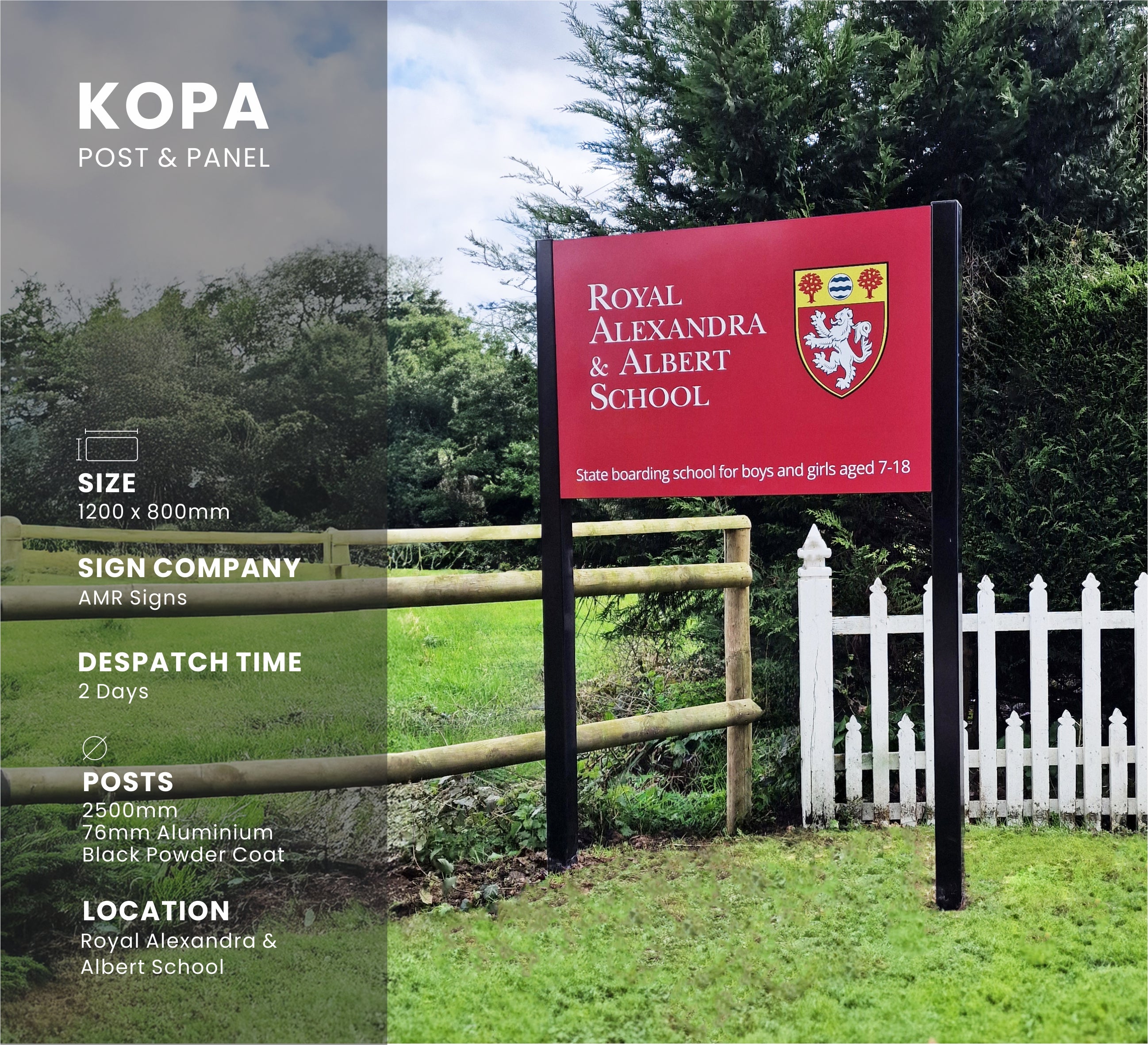Kopa Post & Panel Wayfinding System | Trade Modular Sign System – Sign ...