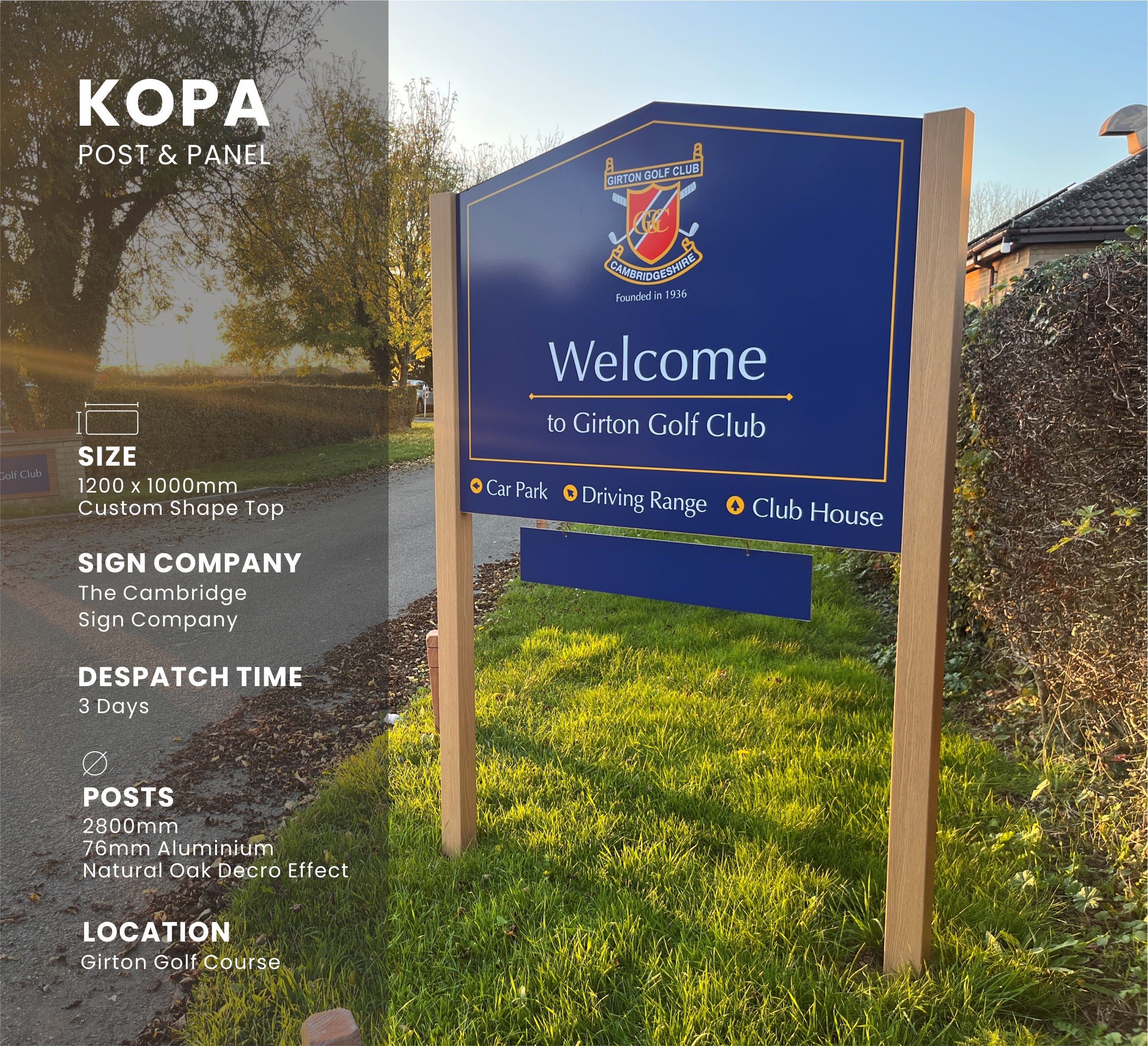 Kopa Post & Panel Wayfinding System | Trade Modular Sign System – Sign ...