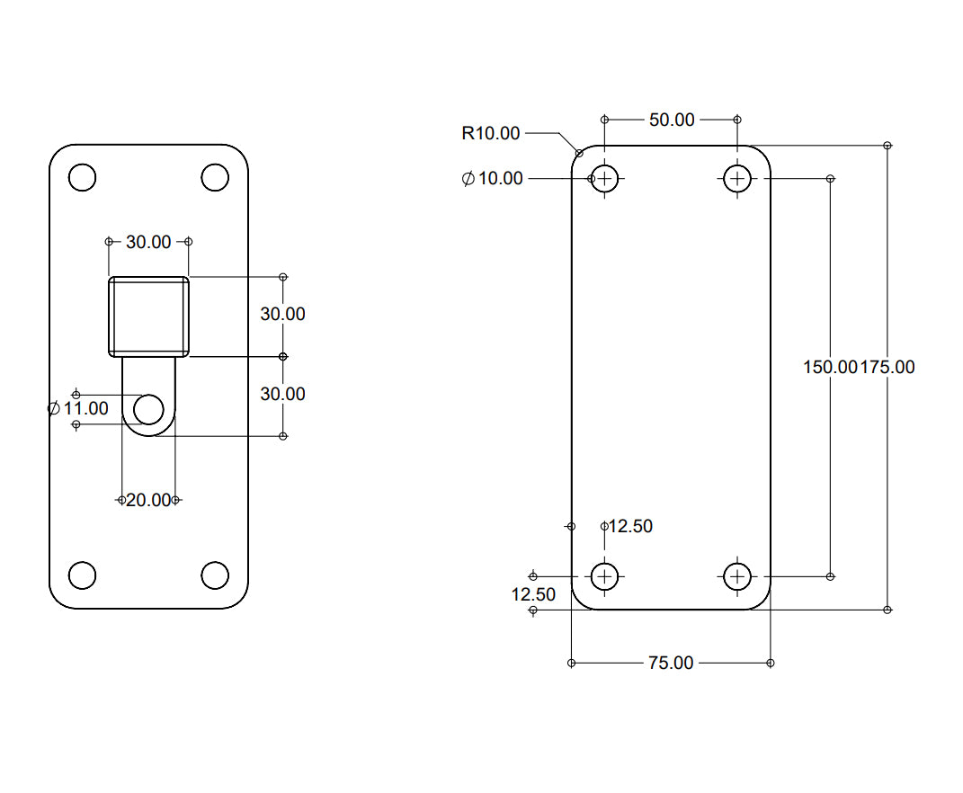 Projecting Swing Sign Bracket