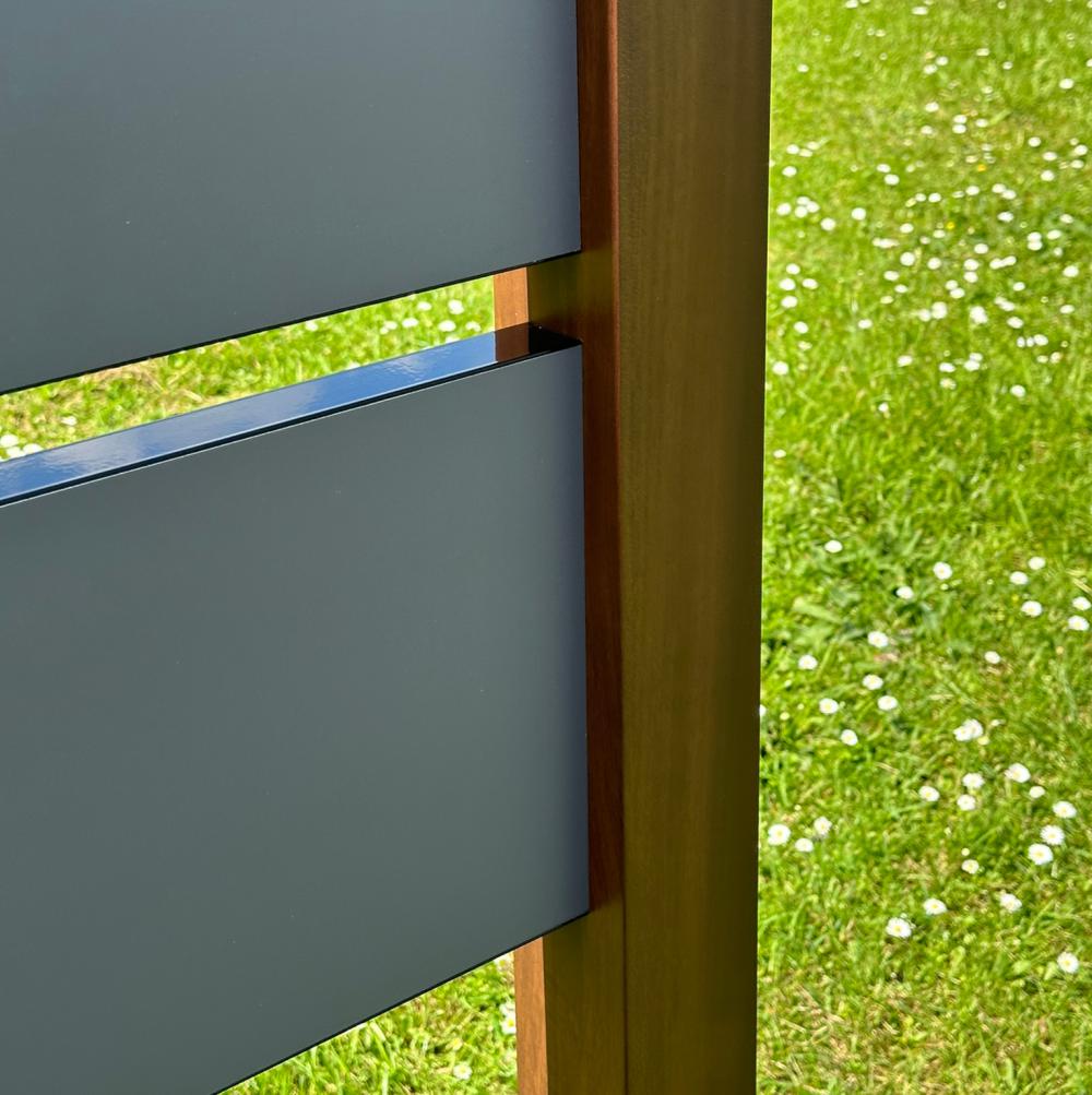 Decro Wood Effect Aluminium Posts