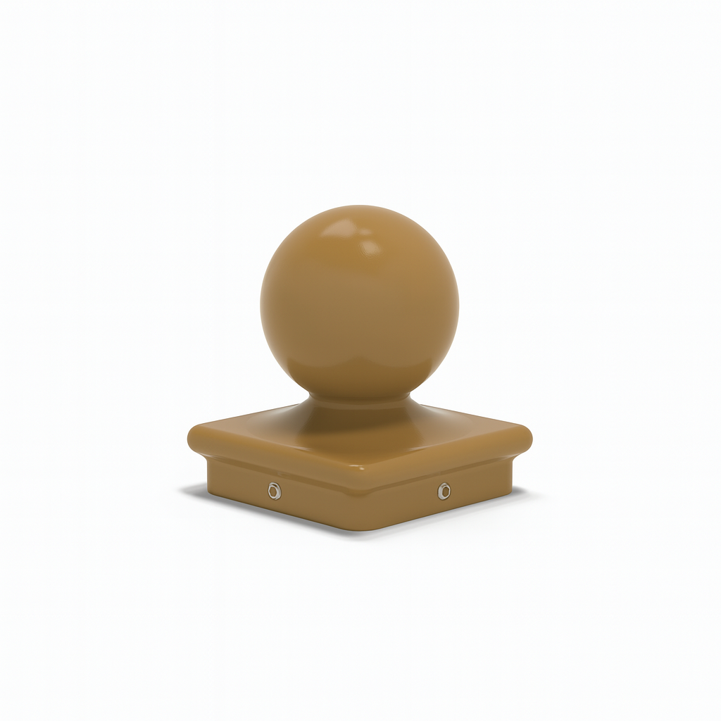 Sign Post finial wood effect