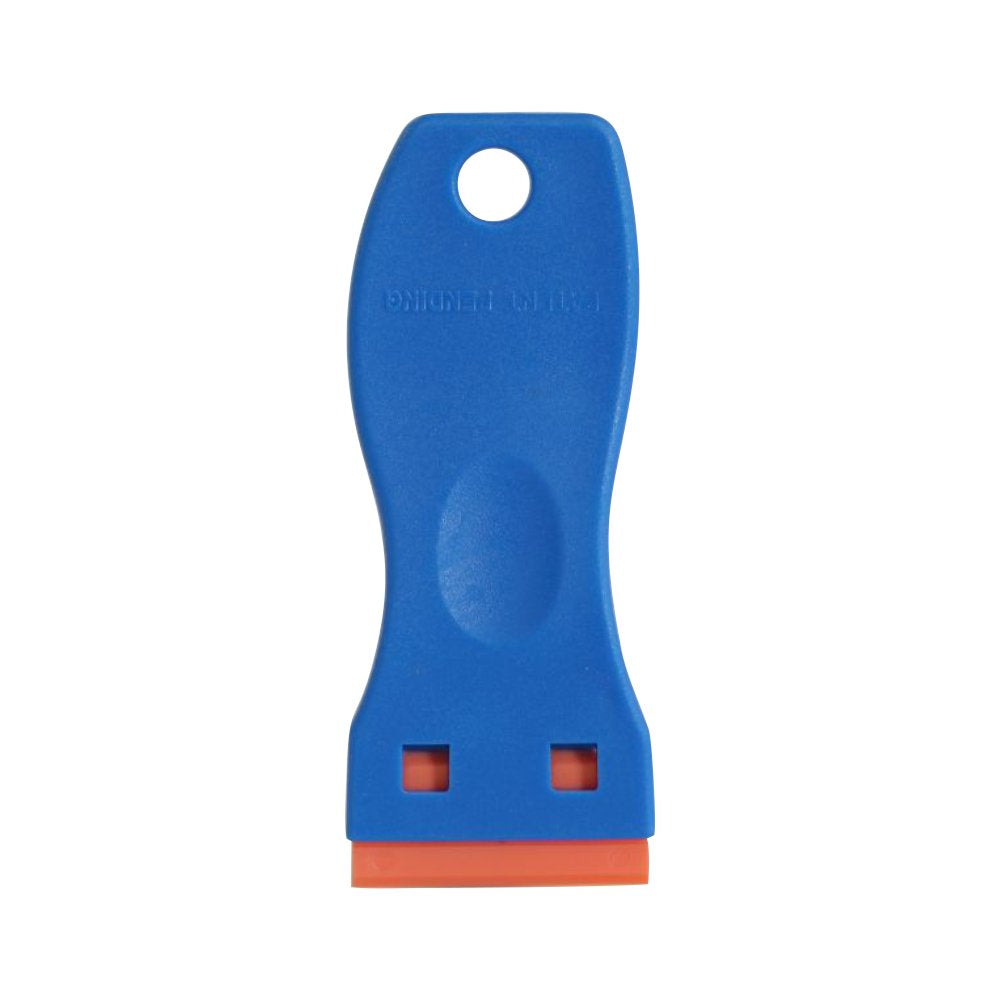 Blue Plastic Scraper - Orange Blade – Sign Trade Supplies Ltd