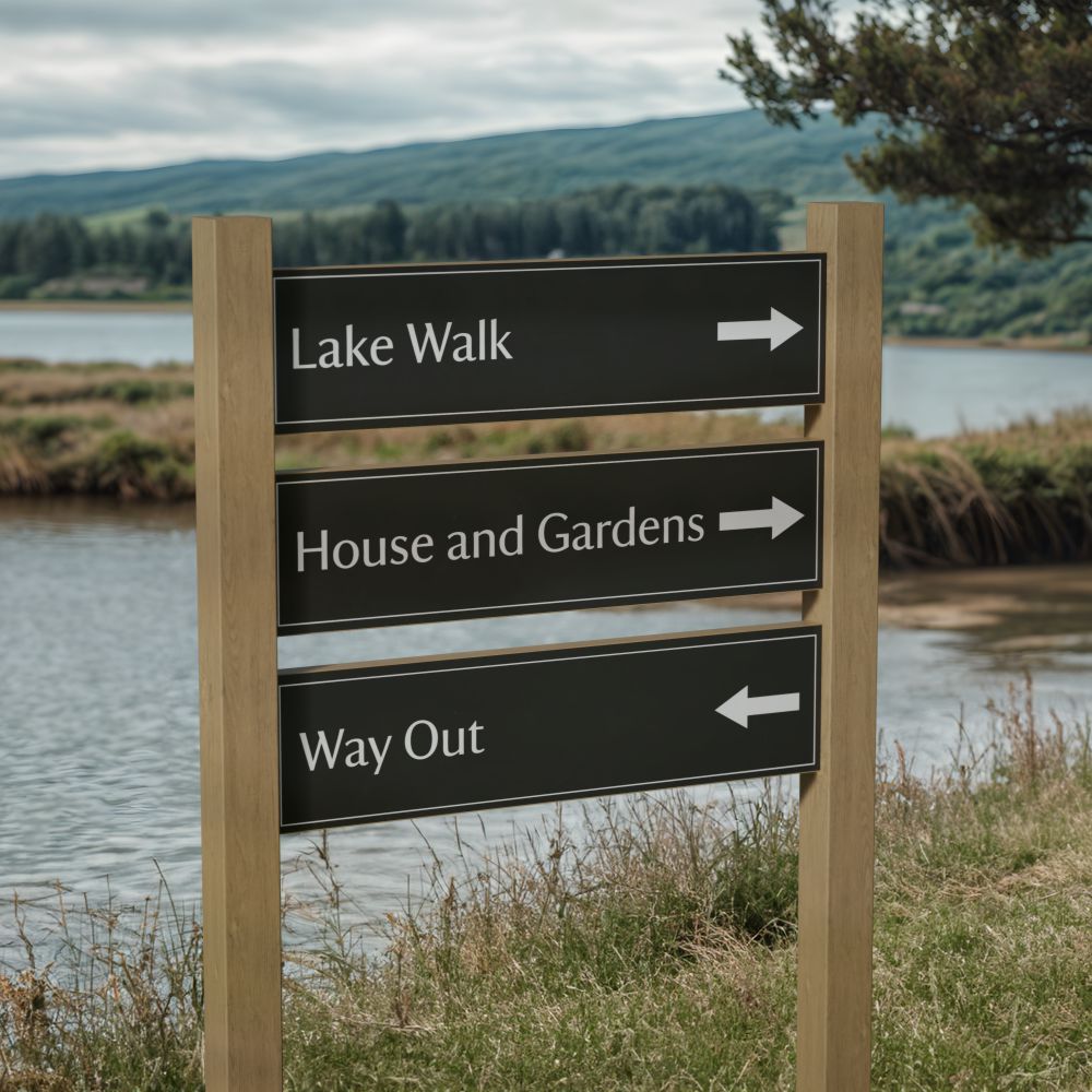 Kopa Post & Panel Wayfinding System | Trade Modular Sign System – Sign ...