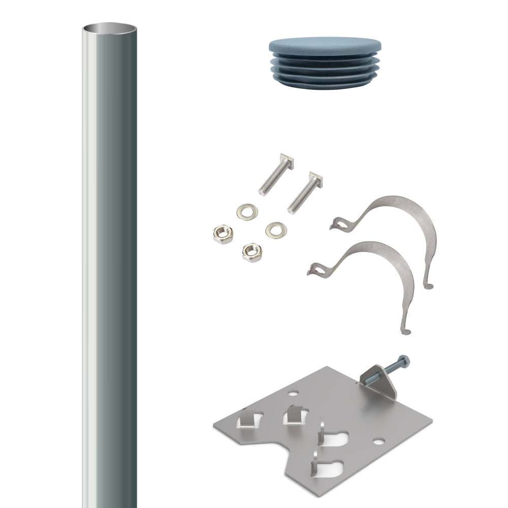 50mm Dia Aluminium Sign Post Kit Builder | The kit you need to install ...