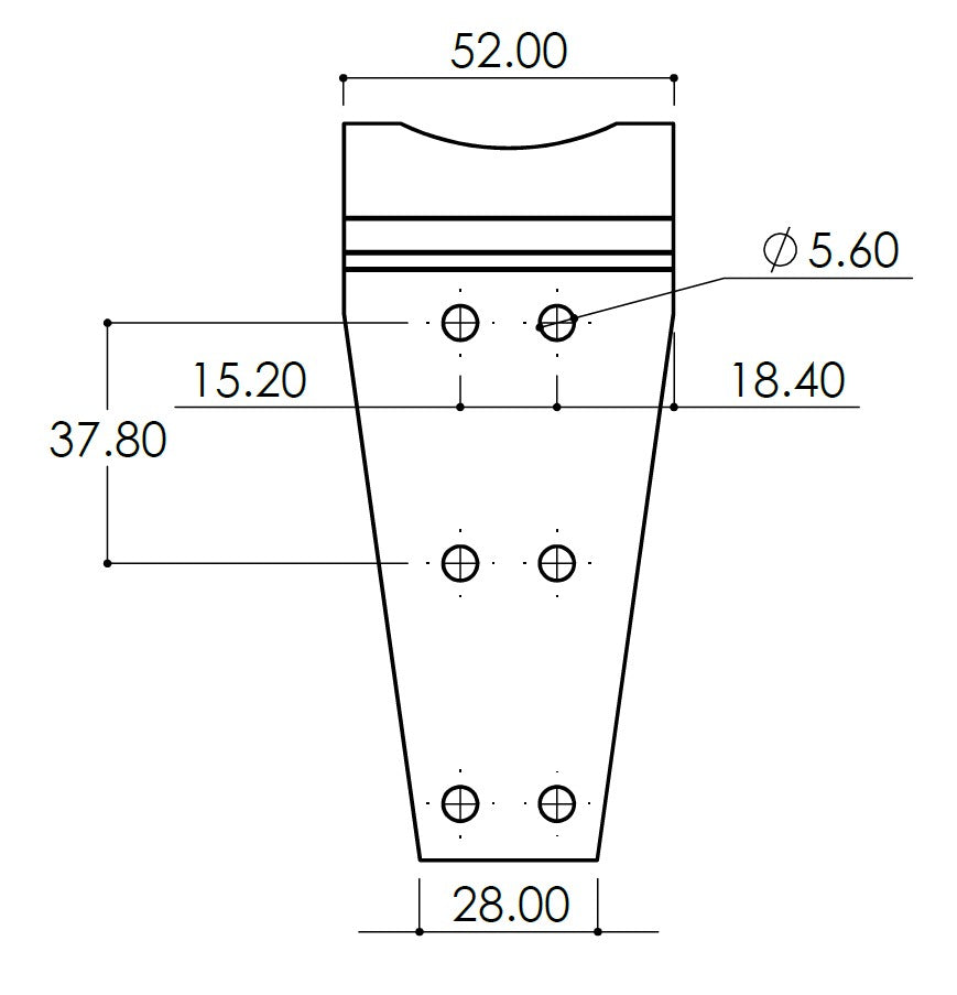 Offset T Brackets