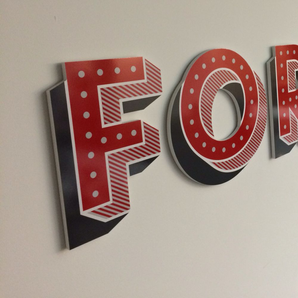 10mm Dense Foam Sign Letters - Price Per Letter