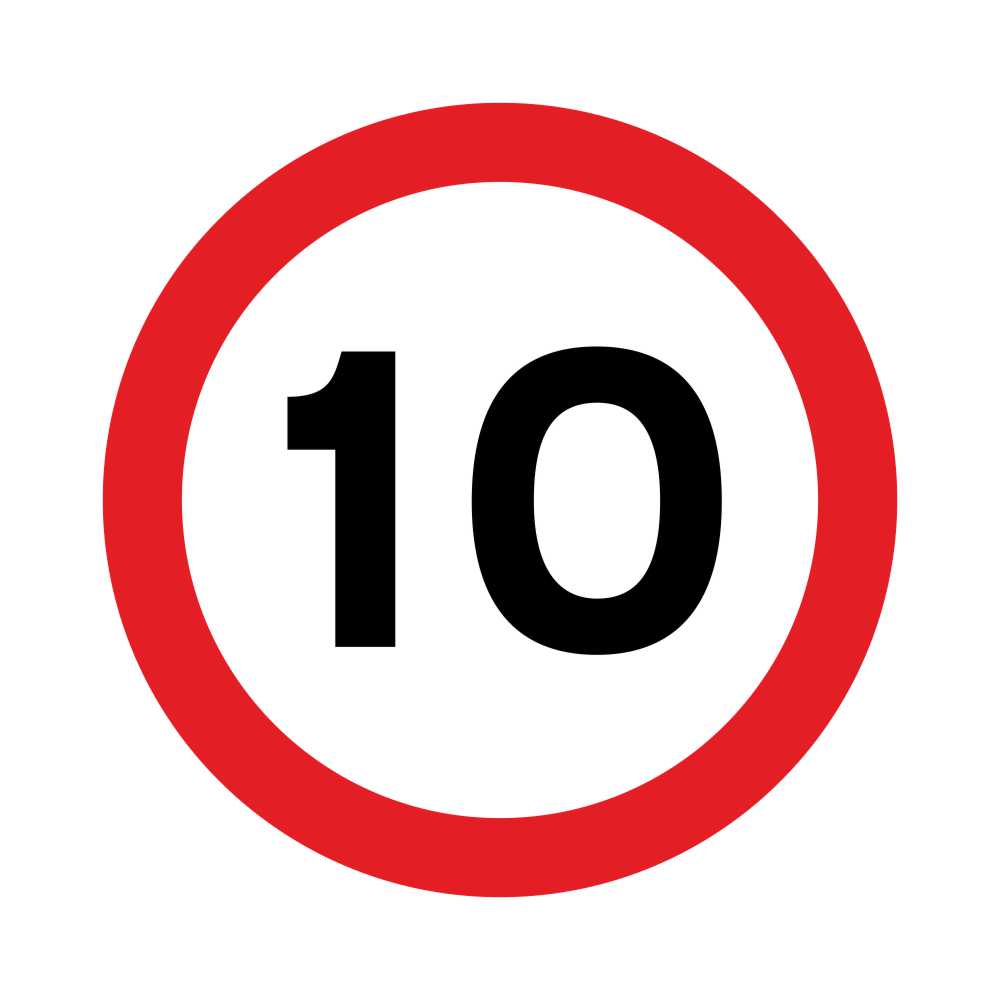UK MPH Speed Limit Sign – Sign Trade Supplies Ltd
