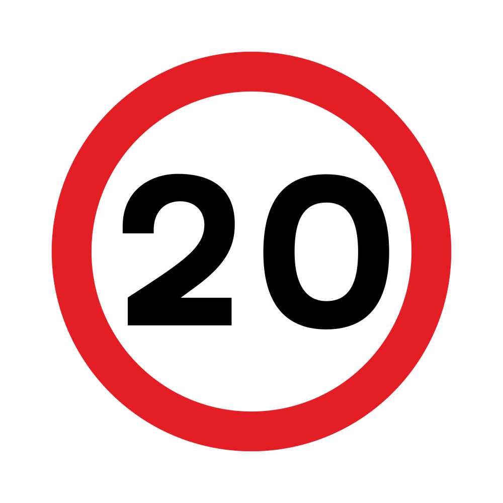 UK MPH Speed Limit Sign – Sign Trade Supplies Ltd
