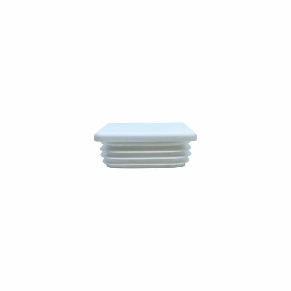 White 50mm Square Cap signtradesupplies