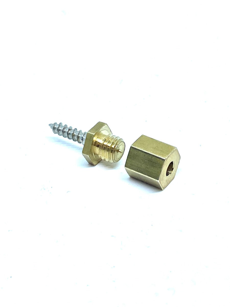 Brass Sign Locators | Wooden Sign Locator Standoffs | Brass Letter ...
