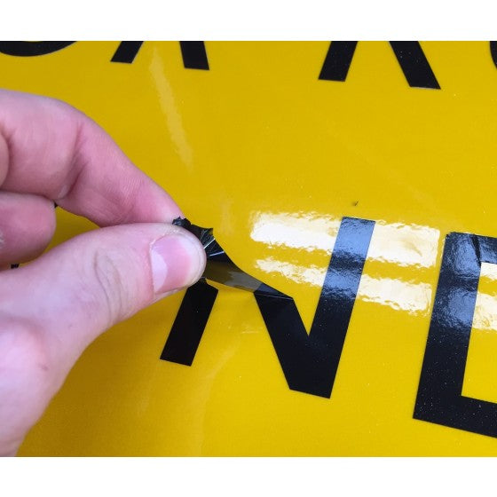 Removeable Sign Ultra Removable Black | Sign Making Vinyl | Sign Trade Supplies – Sign ...