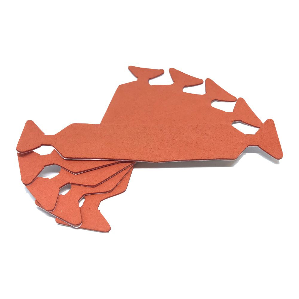 Orange Suede Squeegee Wings - Pack 50