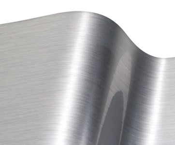 Fine Brushed Silver Chrome - VinylEFX Durable