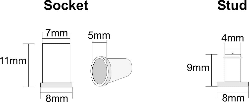 SimpleFix Small Locators - Sign Letter Fixings, UK Stock, Stand offs ...