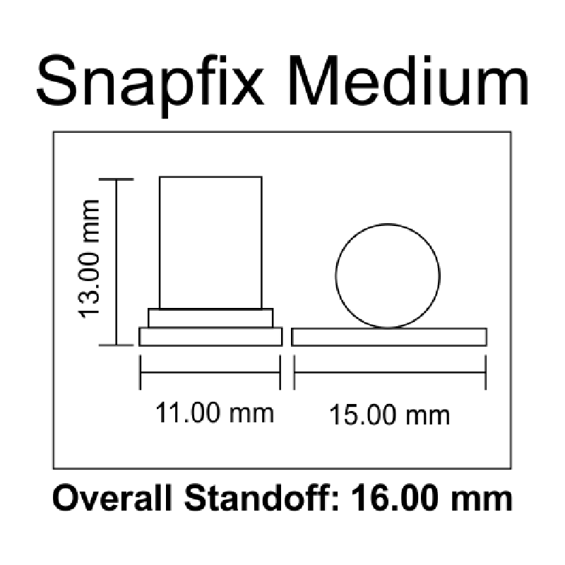 Snapfix Sign Locators | Medium | Sign Making Supplies – Sign Trade ...