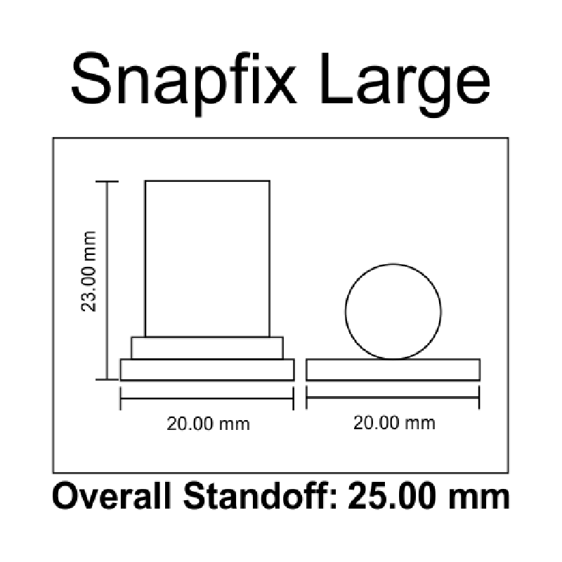 Snapfix Sign Locators | Large | Sign Making Supplies – Sign Trade ...